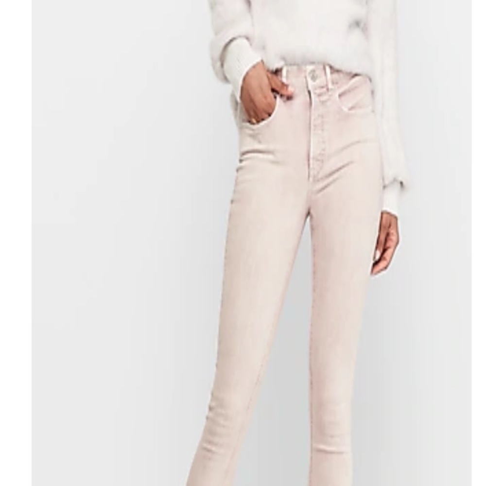 NWT Express high waisted denim Perfect plus sz 18